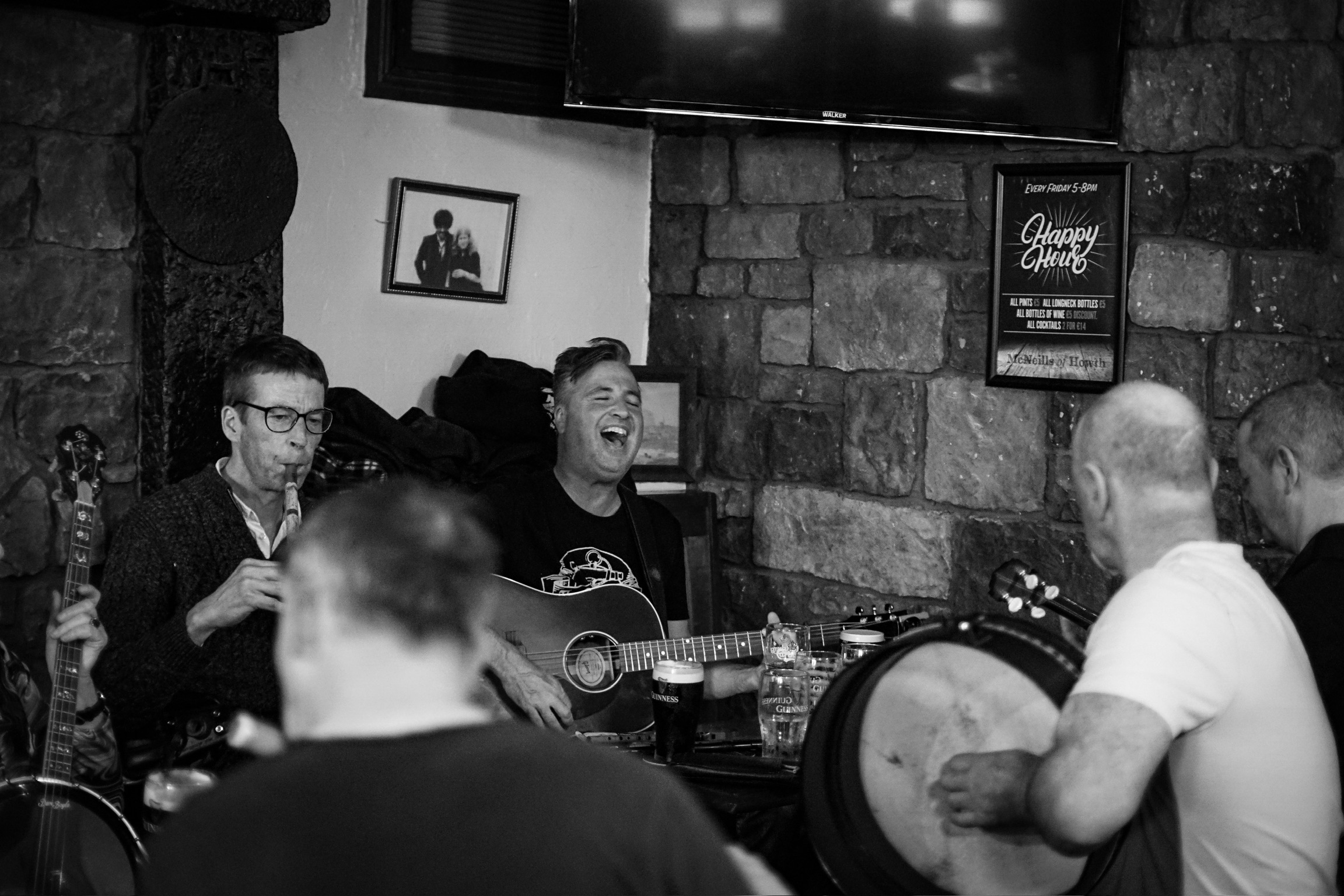 Billy Treacy and The Scope on stage